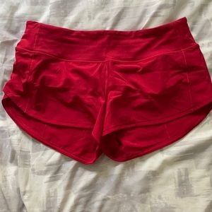 NWOT Lululemon Speed Up Short 2.5”